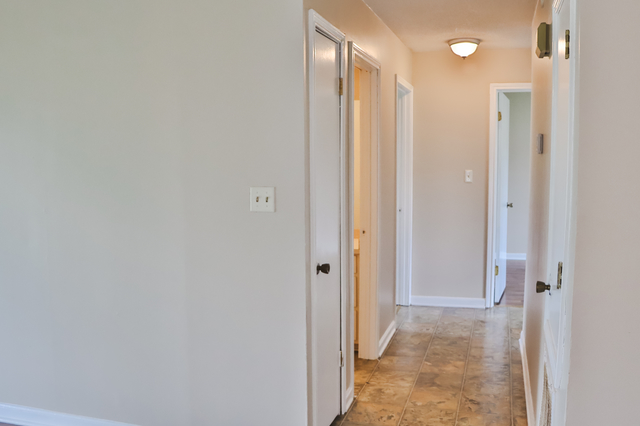 Interior hallway showing open floor plan at 1512 Lisa Lane Oakdale Louisiana